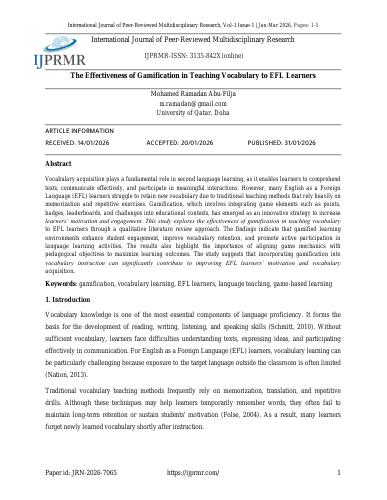 Article first page